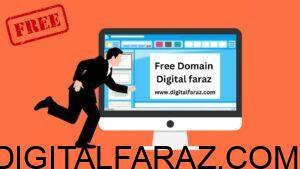 how to get free domain .in and .com